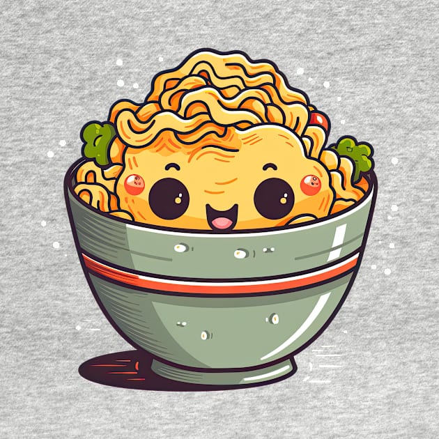 Happy Noodles Sticker n Tee Edition by JensenArtCo